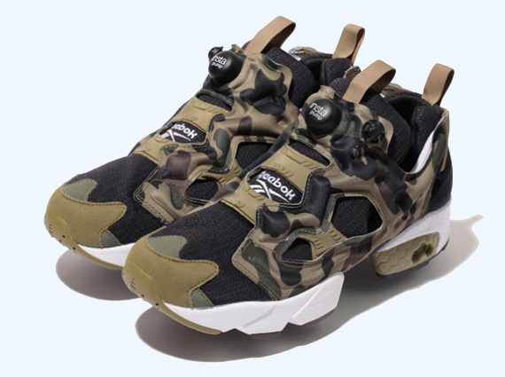 BAPE x mita sneakers x Reebok Insta Pump fury